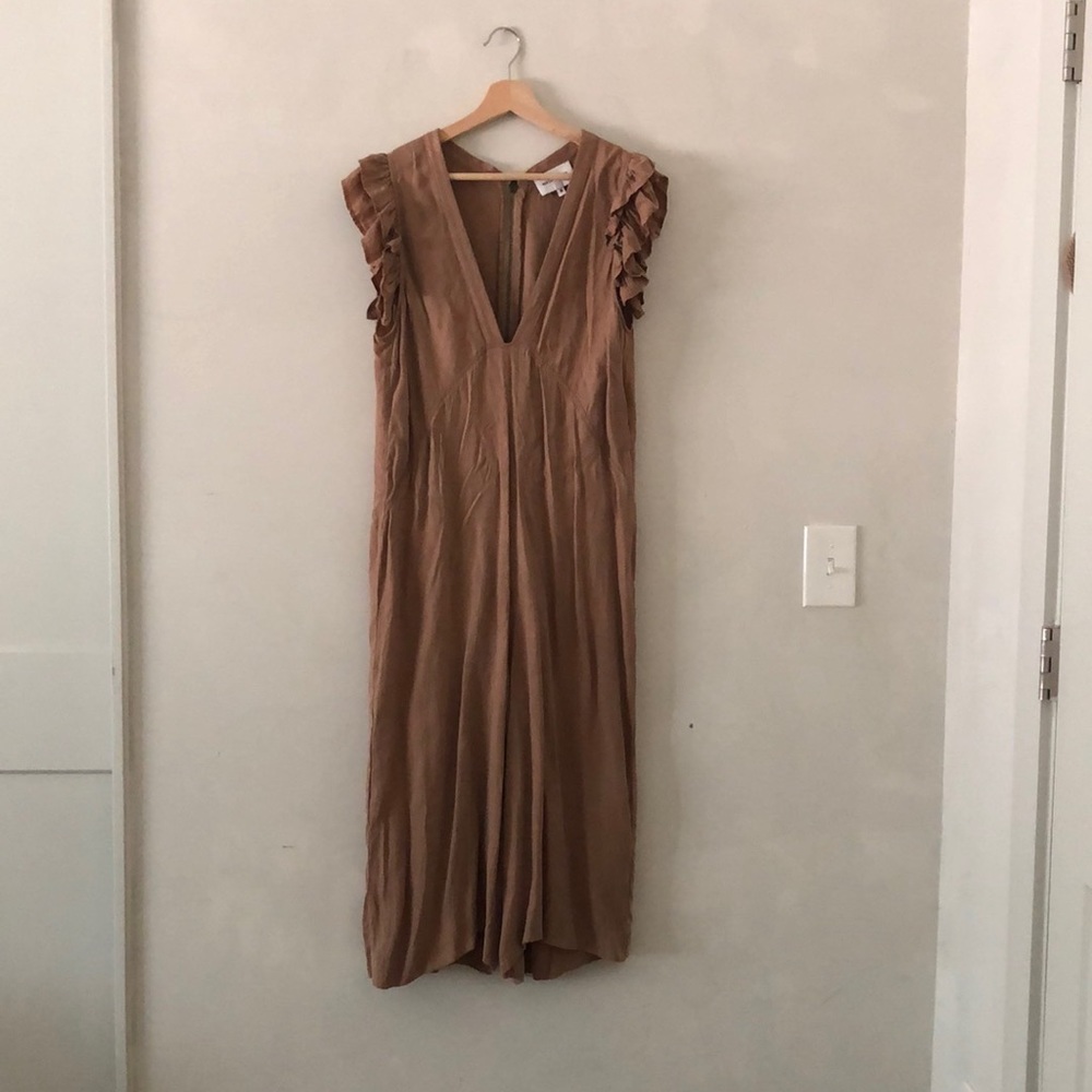 Maria Stanley jumpsuit brown sz m